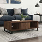 Mesa de centro 104x60x35 cm derivados madeira carvalho castanho