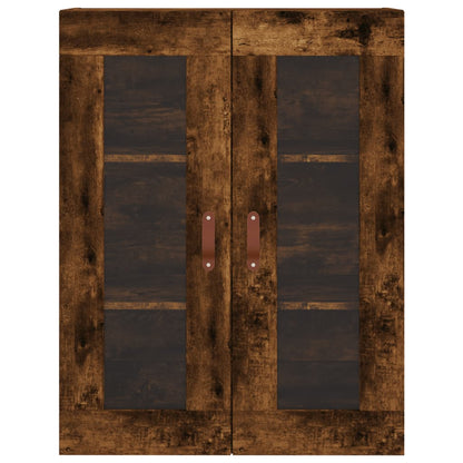 Armário de parede 69,5x34x90 cm carvalho fumado