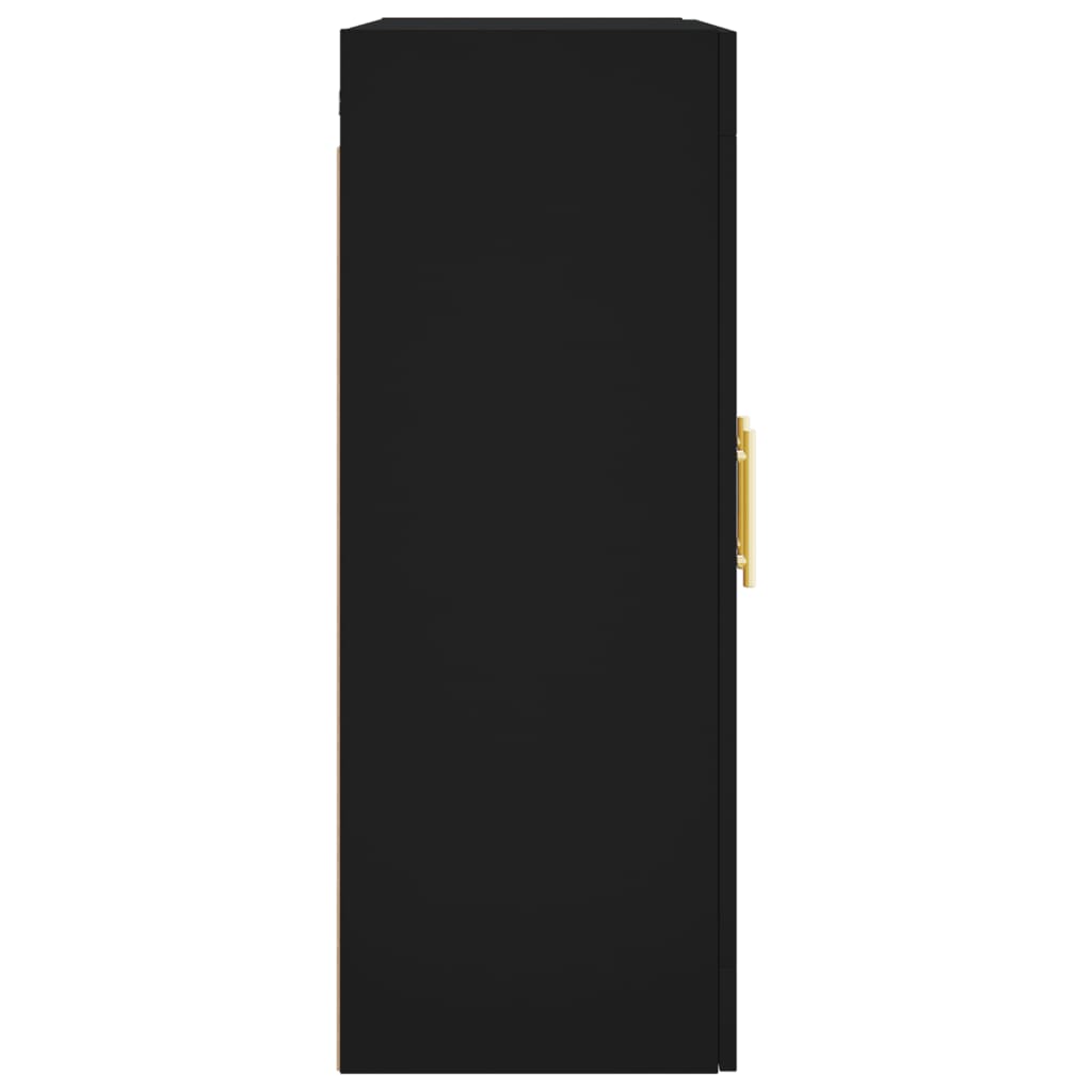 Armário de parede 69,5x34x90 cm preto