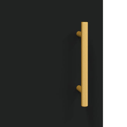 Armário de parede 69,5x34x90 cm preto