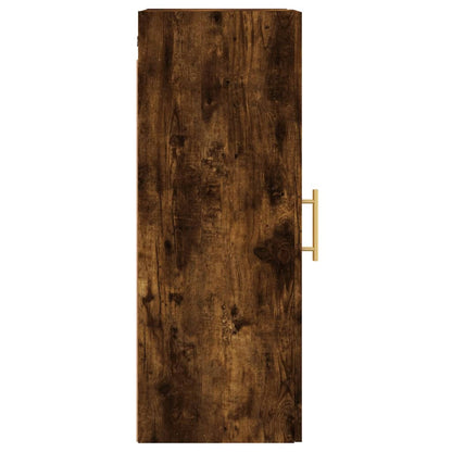 Armário de parede 34,5x34x90 cm carvalho fumado