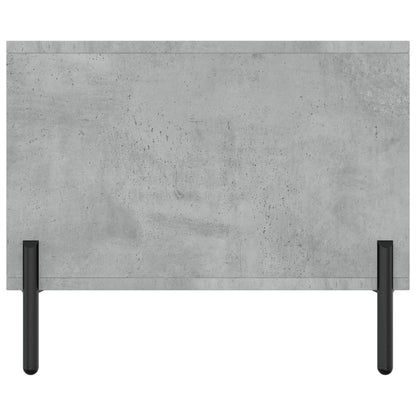 Mesa de centro 90x50x40 madeira processada cinza cimento