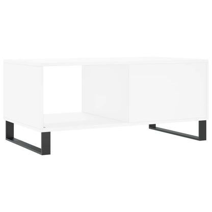 Mesa de centro 90x50x40 cm madeira processada branco