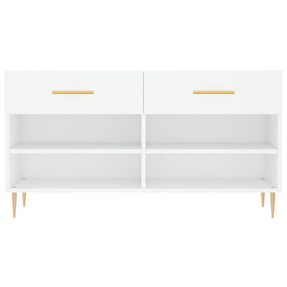 Banco sapateira 102x35x55 cm derivados de madeira branco
