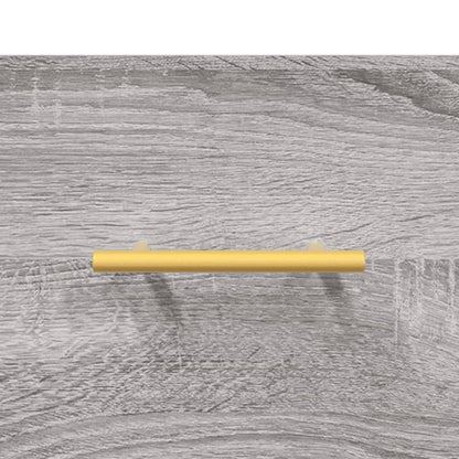 Banco sapateira 102x35x55 cm derivados madeira cinzento sonoma