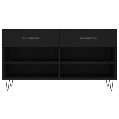 Banco sapateira 102x35x55 cm derivados de madeira preto