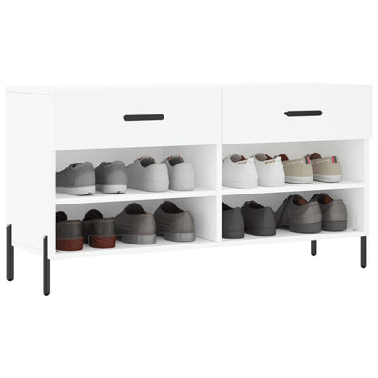 Banco sapateira 102x35x55 cm derivados de madeira branco