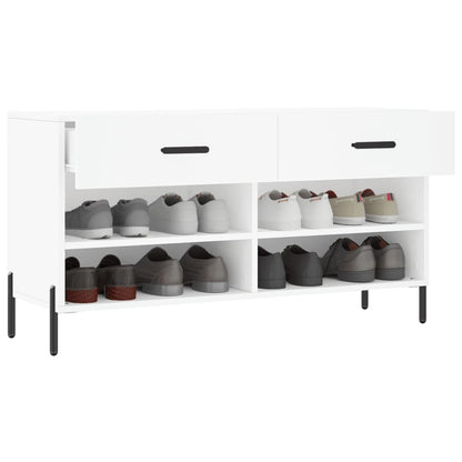 Banco sapateira 102x35x55 cm derivados de madeira branco