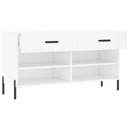 Banco sapateira 102x35x55 cm derivados de madeira branco
