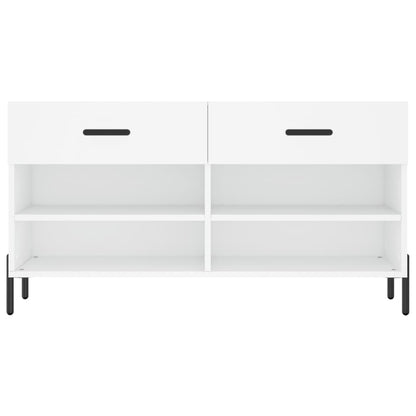Banco sapateira 102x35x55 cm derivados de madeira branco