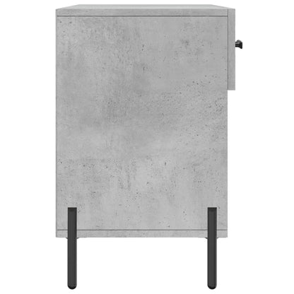 Banco sapateira 102x35x55 cm derivados madeira cinzento cimento