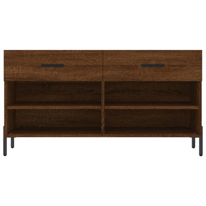Banco sapateira 102x35x55 cm deriv. madeira carvalho castanho