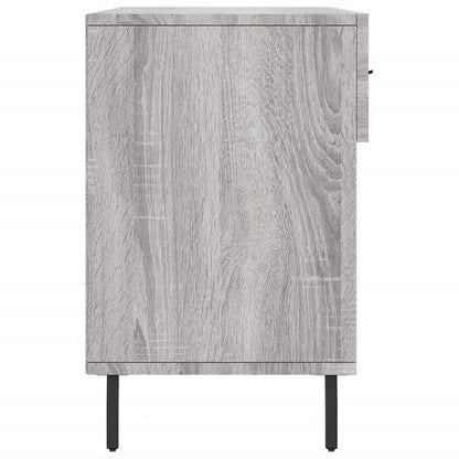 Banco sapateira 102x35x55 cm derivados madeira cinzento sonoma