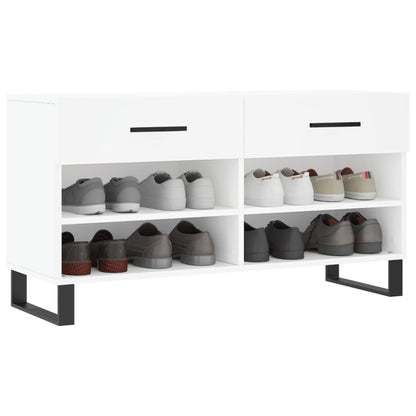Banco sapateira 102x35x55 cm derivados de madeira branco
