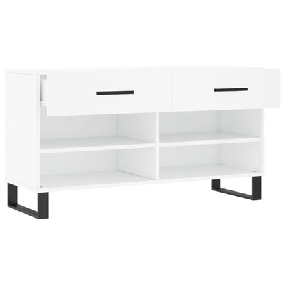 Banco sapateira 102x35x55 cm derivados de madeira branco