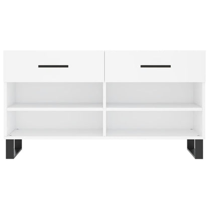 Banco sapateira 102x35x55 cm derivados de madeira branco