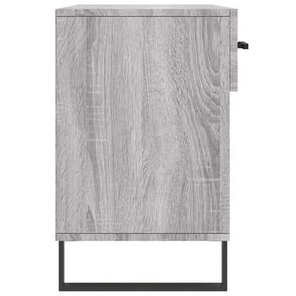 Banco sapateira 102x35x55 cm derivados madeira cinzento sonoma
