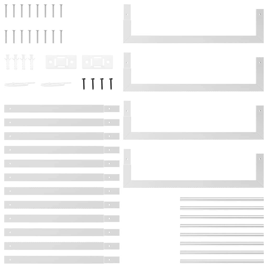 Suporte para lenha 50x28x132 cm aço inoxidável