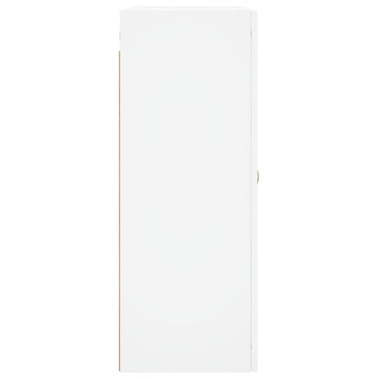 Móveis de parede 2 pcs derivados de madeira branco