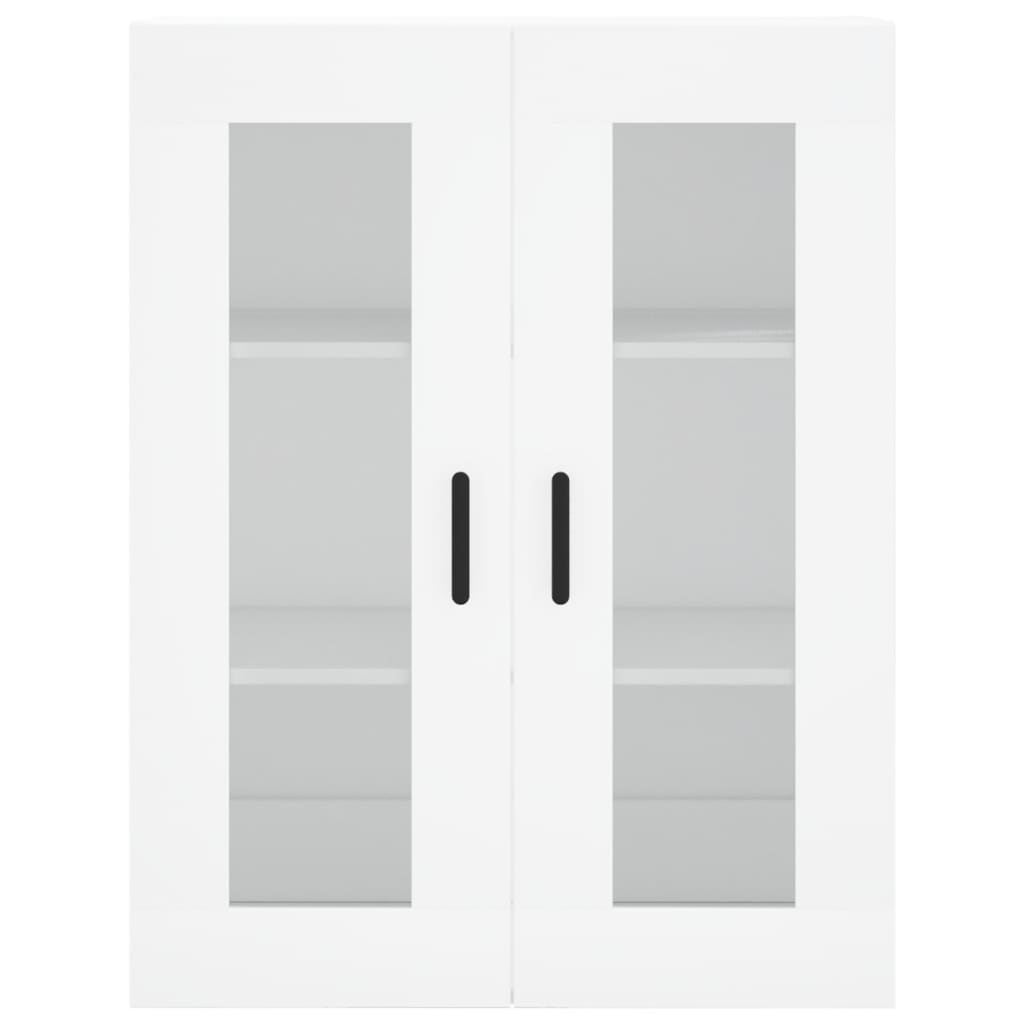 Móveis de parede 2 pcs derivados de madeira branco