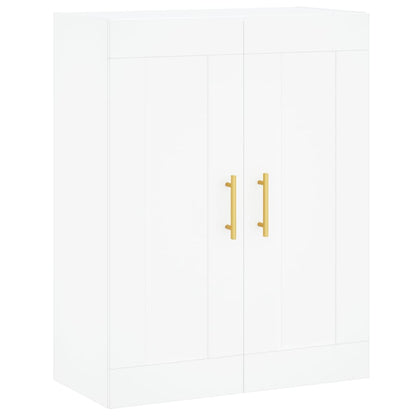 Móveis de parede 2 pcs derivados de madeira branco