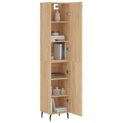 Armário alto 34,5x34x180 cm madeira processada carvalho sonoma