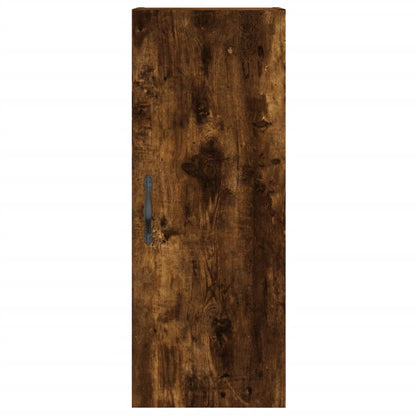 Armário alto 34,5x34x180cm madeira processada carvalho fumado