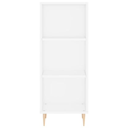 Armário alto 34,5x34x180 cm madeira processada branco