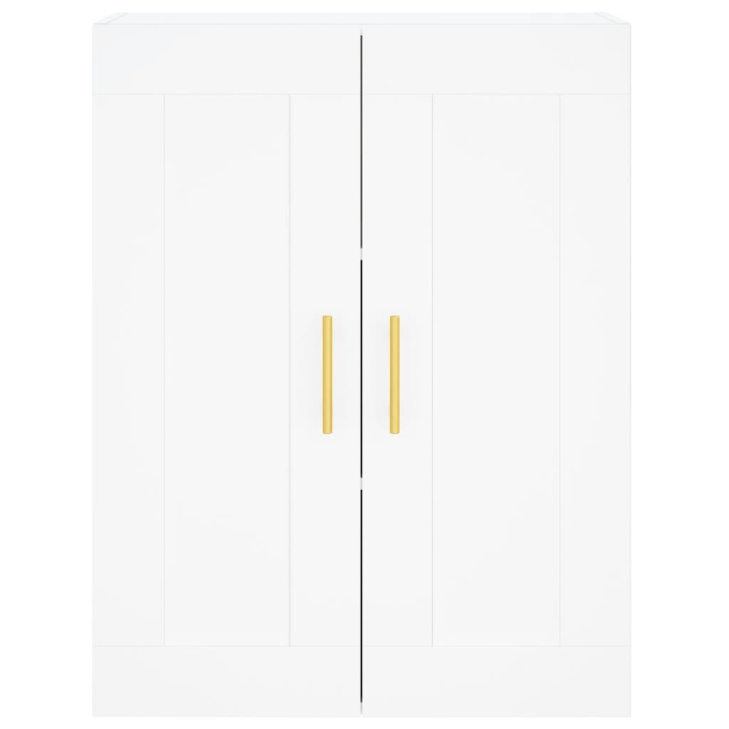 Armário alto 69,5x34x180 cm derivados de madeira branco