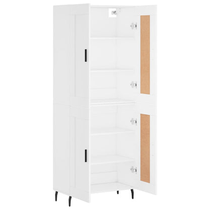 Armário alto 69,5x34x180 cm derivados de madeira branco