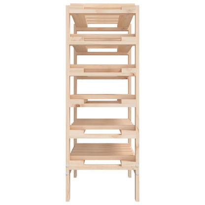 Garrafeira 61,5x30x82 cm madeira de pinho maciça