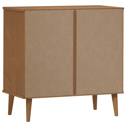 Armário de gavetas MOLDE 80x40x80 cm pinho maciço castanho