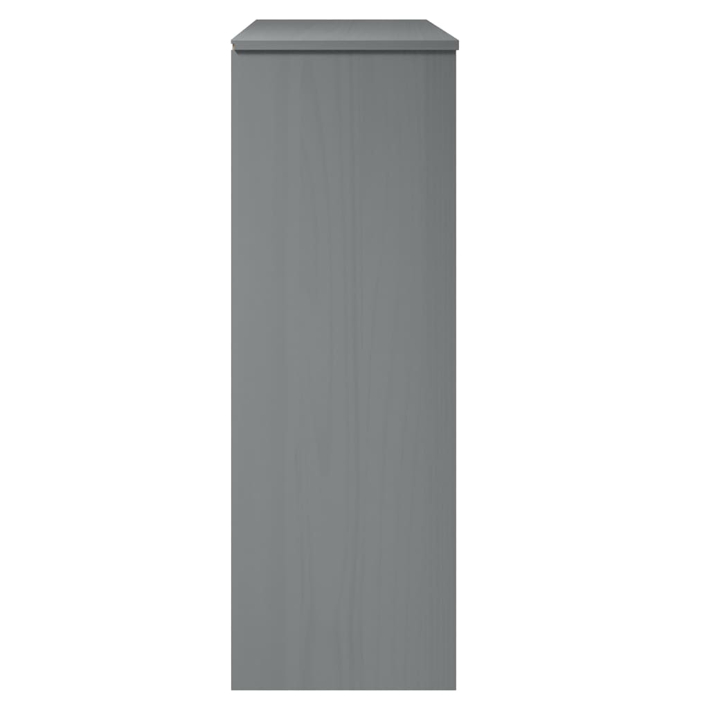 Armário alto MOLDE 90x35x100 cm pinho maciço cinza
