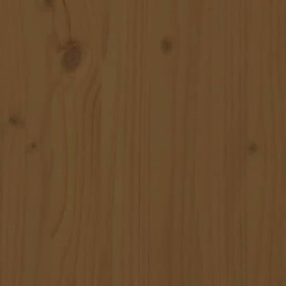 Aparador 164x37x68 cm madeira de pinho maciça castanho mel