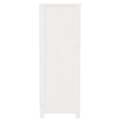 Estante 80x35x97 cm madeira de pinho maciça branco