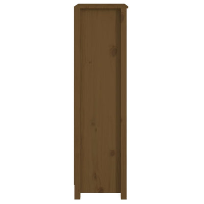 Estante 50x35x125,5 cm madeira de pinho maciça castanho mel
