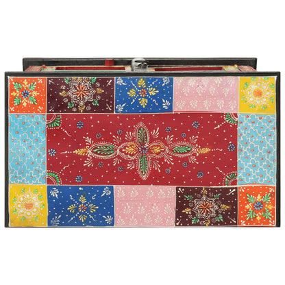 Aparador pintado à mão com portas 53x30x75 cm mangueira maciça