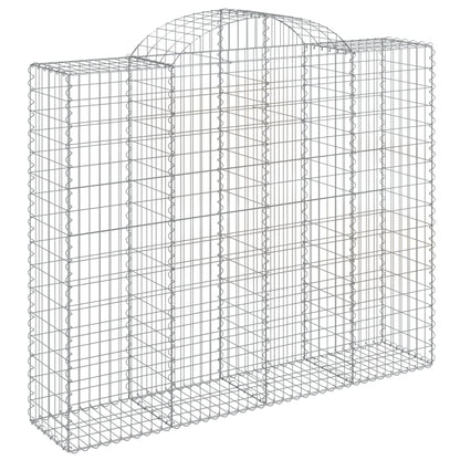 Cestos gabião arqueados 2pcs 200x50x160/180cm ferro galvanizado