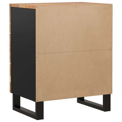Mesa de cabeceira 50x33x62 cm acácia maciça/derivados madeira