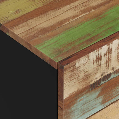 Mesa cabeceira 50x33x60 cm madeira recuperada maciça/derivados