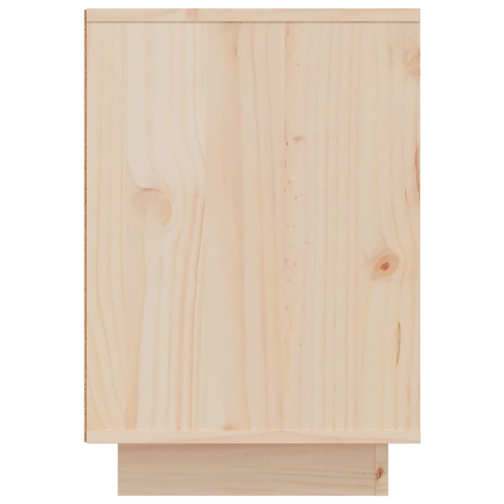 Mesa de cabeceira 50x34x50 cm madeira de pinho maciça