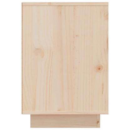 Mesa de cabeceira 50x34x50 cm madeira de pinho maciça