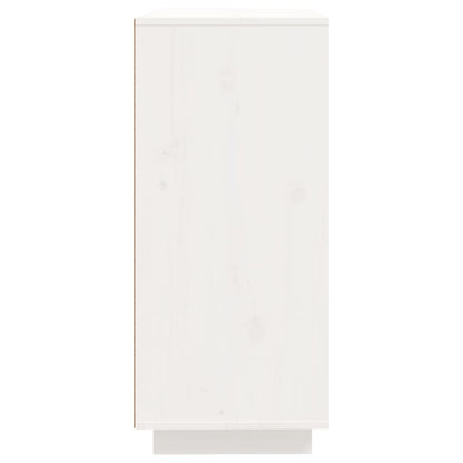 Aparador 60x35x80 cm madeira de pinho maciça branco