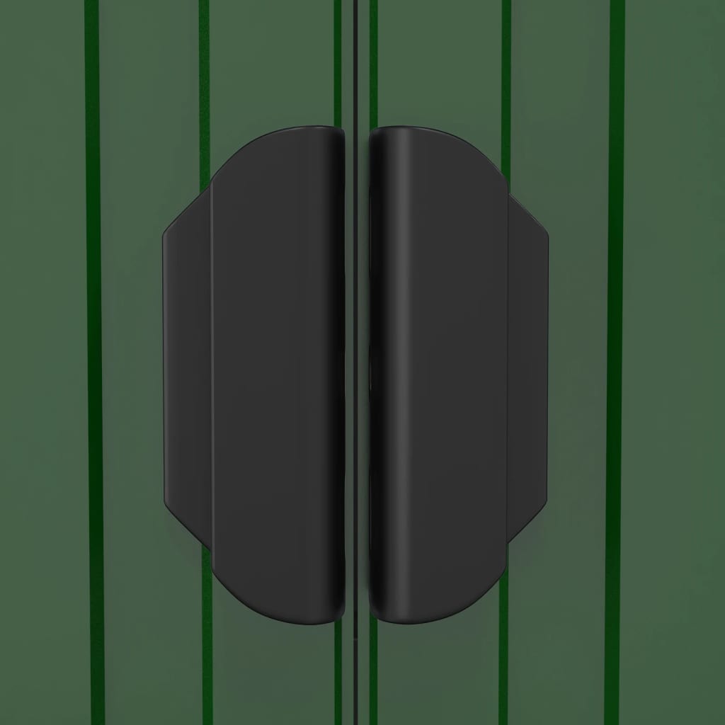 Abrigo de jardim 192x938x223 cm aço galvanizado verde