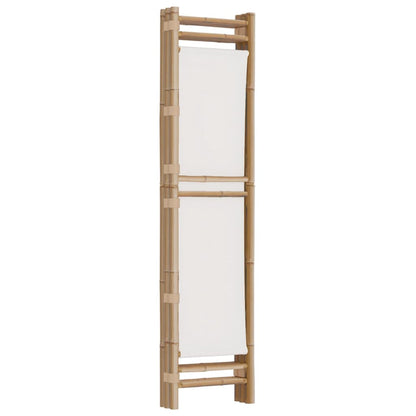 Divisória/biombo com 3 painéis dobráveis 120 cm bambu e lona