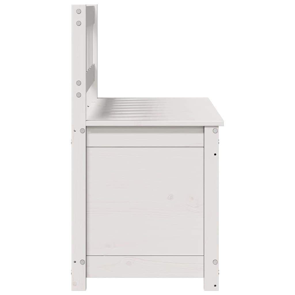 Banco 110x41x76,5 cm madeira de pinho maciça branco