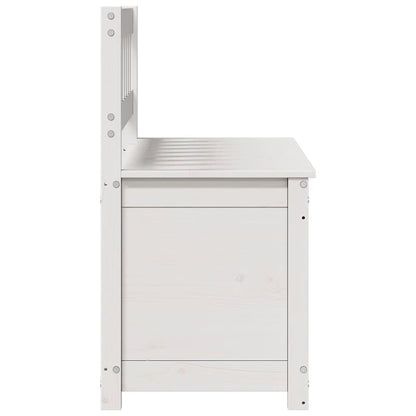 Banco 110x41x76,5 cm madeira de pinho maciça branco