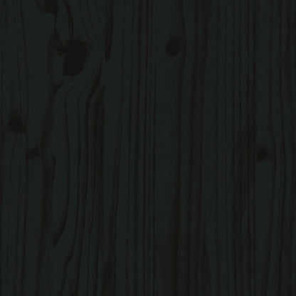 Banco 112,5x51,5x96,5 cm madeira de pinho maciça preto