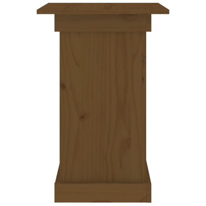 Suporte de vasos 40x40x60 cm madeira pinho maciça castanho-mel