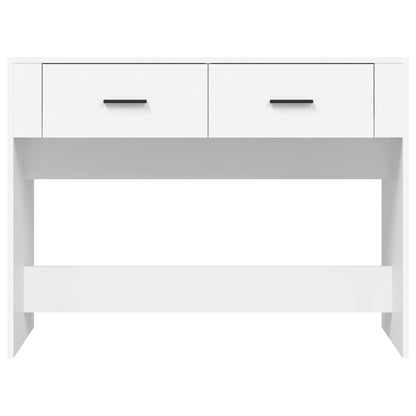 Mesa consola 100x39x75 cm derivados de madeira branco